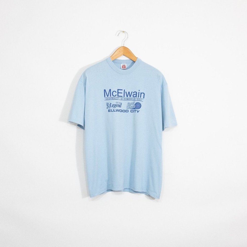 Vintage 90s T Shirt 2XL - Chevrolet GM Dealer Distressed Faded Single Stitch USA